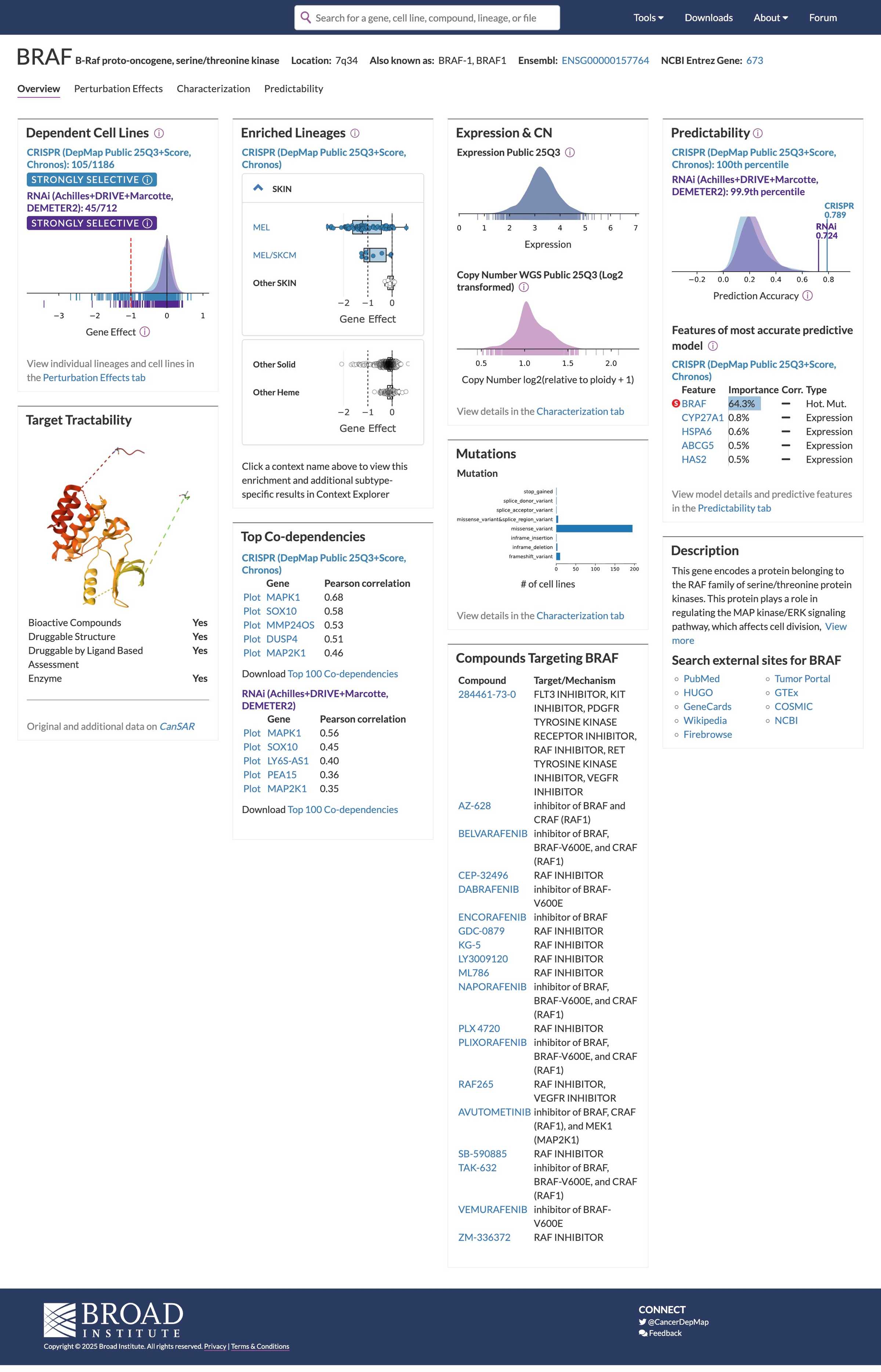 DepMap Data Portal Interface | PATTERN