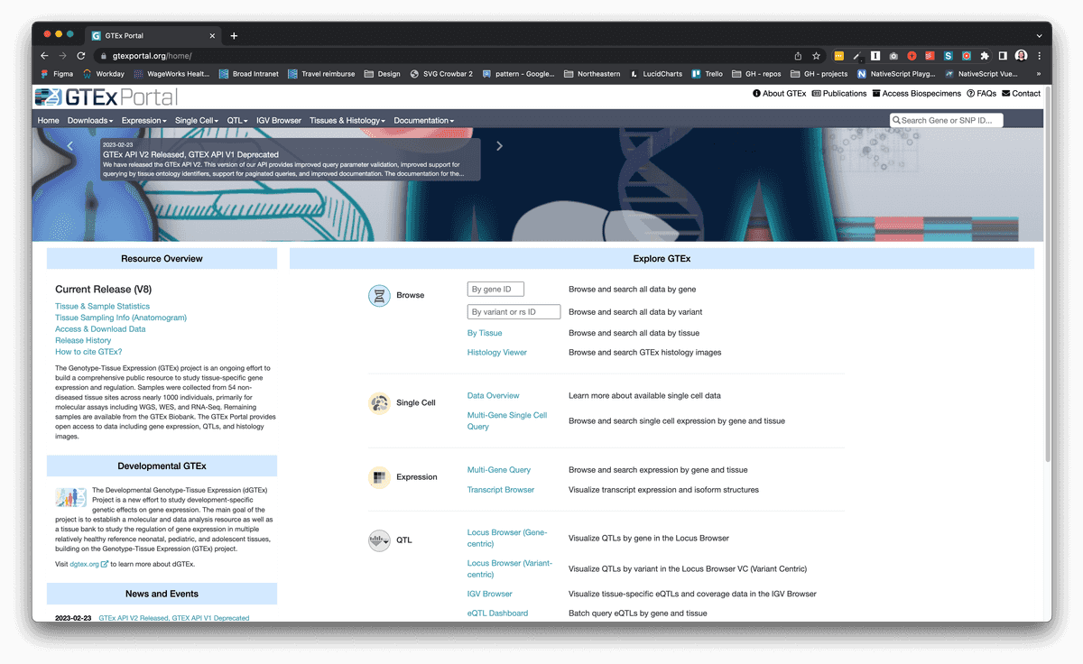 GTEx screenshot 1